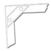 Middle Atlantic WRK-Z4 Seismic Floor Anchor Brackets